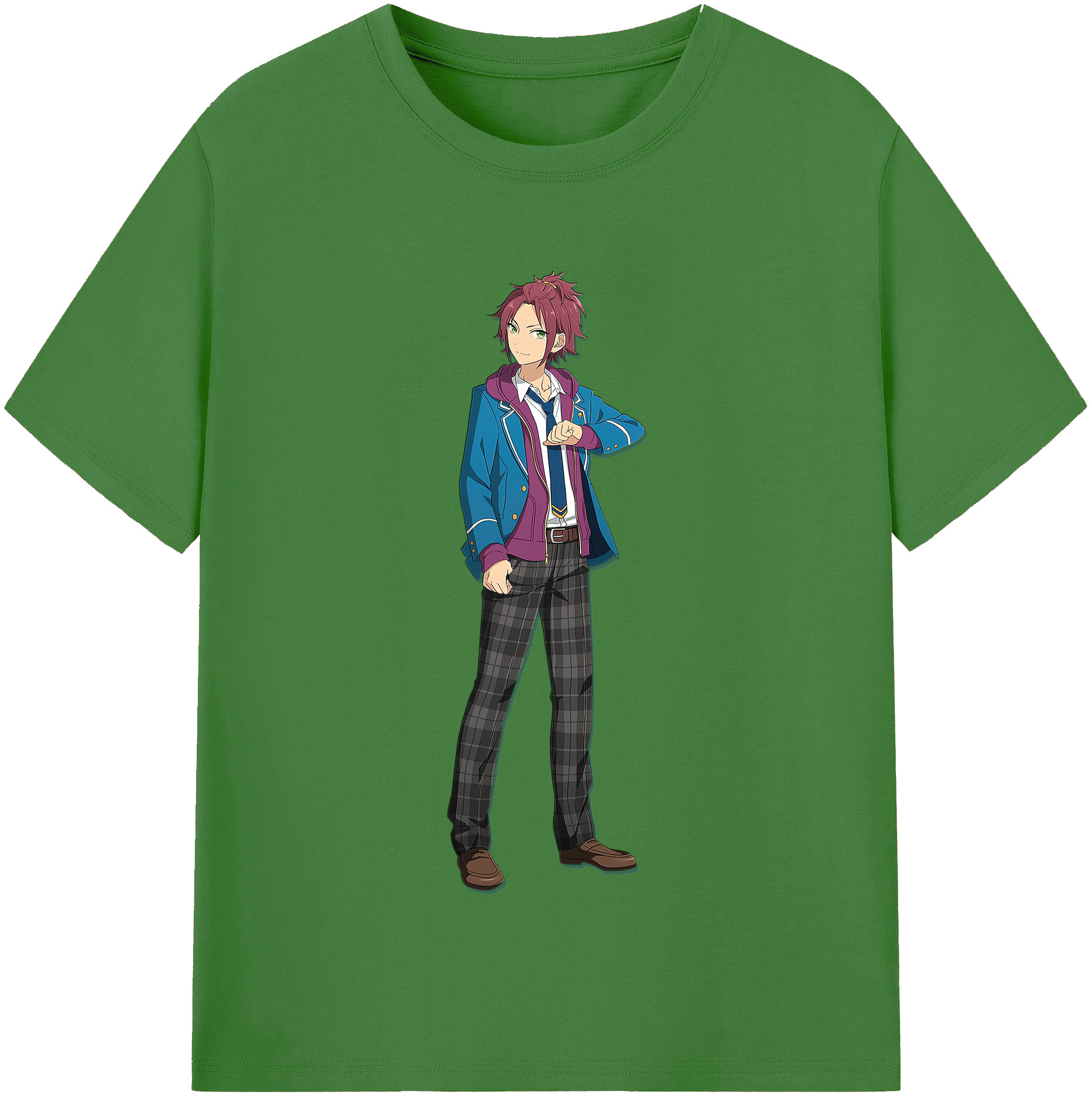 （画像用） あんさんぶるスターズ! Ensemble Stars レディースカジュアルプリントTシャツ（綿100％）